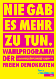 FDP Wahlprogramm zur Bundestagswahl 2021