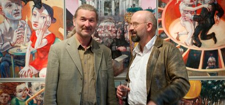Andreas Jähnig (Bildhauer und Medailleur) und Rainer Ehrt