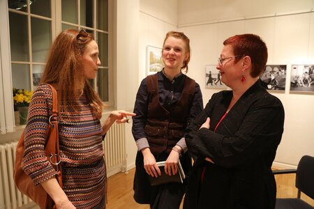 Antje Schmelcher, Katrin Rönicke und Martina Weyrauch. 