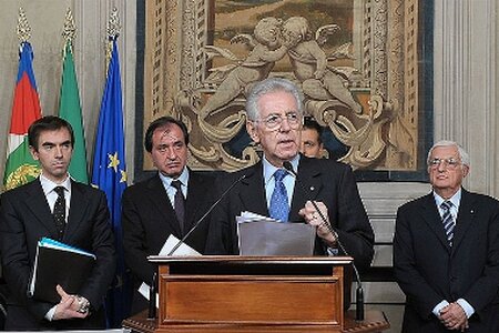 Mario Monti - Presidenza della Repubblica, via Wikimedia Commons