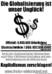 Plakat des neonazistischen FREIEN WIDERSTAND. 