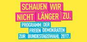 Wahlprogramm der FDP