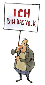Karikatur von Gerhard Mester