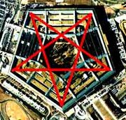 Luftbildaufnahme des Pentagon