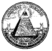 Diese Abbildung auf der 1-Dollar-US-Note gilt vielen Anhängern von Verschwörungstheorien als Beweis, dass die USA Teil einer Weltverschwörung seien.