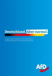 AfD Wahlprogramm