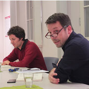 Philip Kovce und Daniel Häni 