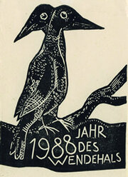 Karte von 1988 - Jahr des Wendehalses