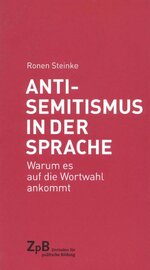 Buchcover Antisemitismus in der Sprache