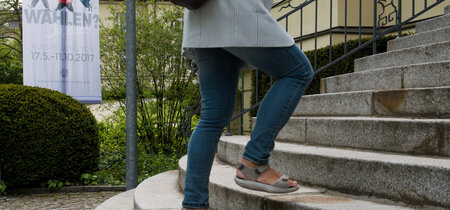 Treppe  zur Landeszentrale