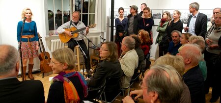 Die musikalische Begleitung übernahm das Duo Orlet-Dietrich