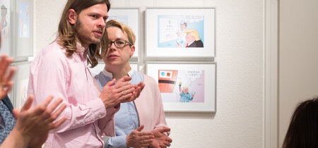 In der Ausstellung