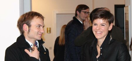 Die Autoren Clemens Franke und Antje Ravic-Strubel im Gespräch.