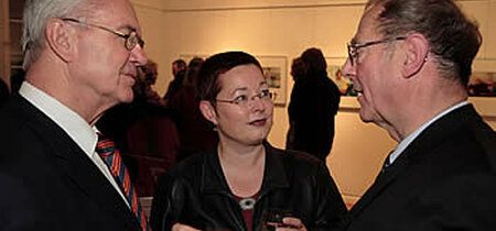 Manfred Stolpe, Martina Weyrauch und Werner Braune 