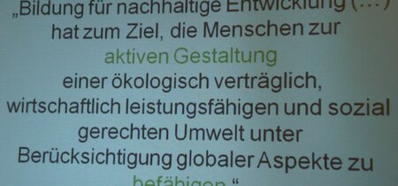 Folie aus dem Vortrag von Heike Molitor