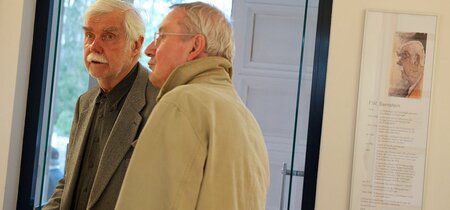 F.W. Bernstein und sein Freund Hans Asmus