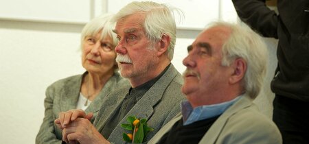 Sabine Weigle, Fritz Weigle (F.W. Bernstein) und Pit Knorr