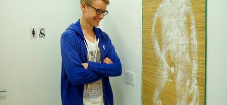 Kunst am ungewöhnlichen, aber passenden Ort