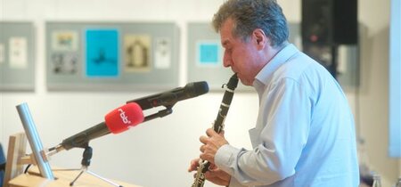 Jürgen Kupke auf der Klarinette