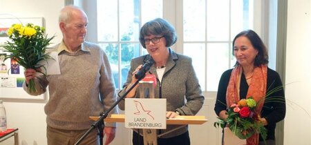 Gerhard Trost, Martina Schellhorn und Dr. Sylke Wunderlich