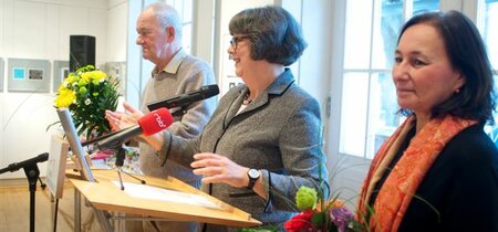 Gerhard Trost, Martina Schellhorn und Dr. Sylke Wunderlich