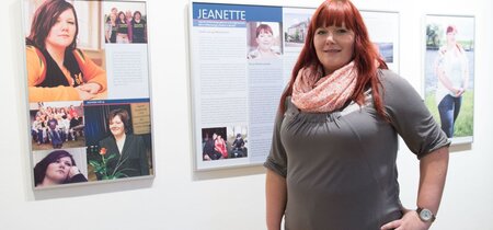 In der Ausstellung "Wendekinder"