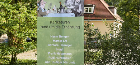 Fahne vor dem Haus