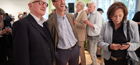 Besucher in der Ausstellung 