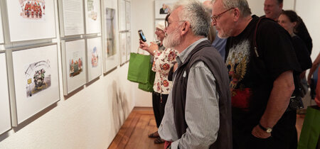 Ausstellungsbesucher