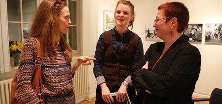 Antje Schmelcher, Katrin Rönicke und Martina Weyrauch. 