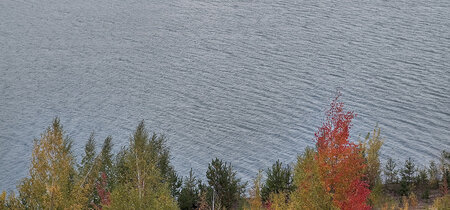 Thomas Kläber, Herbstliche Tagebaulandschaft, Klinge, 2008