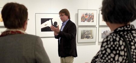 Fabrizio Bensch in der Ausstellung in Bautzen