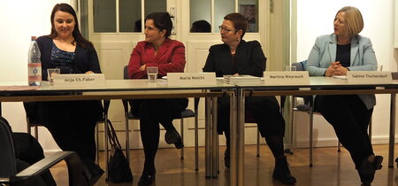 Anja Christin Faber, Maria Noichl, Martina Weyrauch und  Sabine Tischendorf 