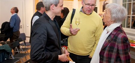 von links: Olli Bott, Johannes Schönherr und Annemarie Schönherr