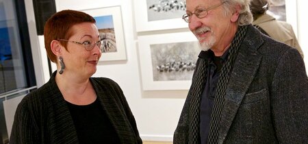 Martina Weyrauch und Prof. Bernd Guggenberger