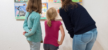 In der Ausstellung