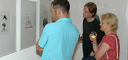 Ausstellungsbesucher