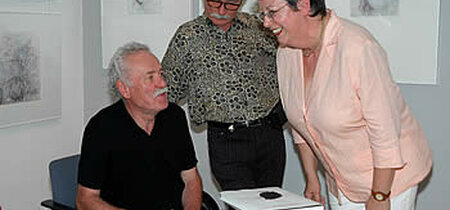 Walter Hanel, Klaus Vonderwerth und Martina Schellhorn