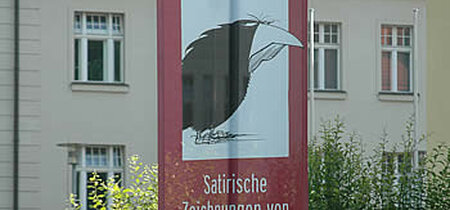 Fahne zur Ausstellung