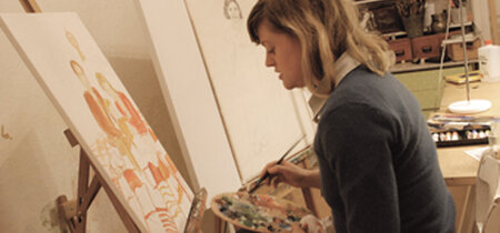 Anna Figoluschka 1976 in Berlin geboren, lebt seit 2008 in Potsdam