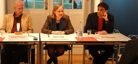 Harald Schumann, Dr. Melanie Arndt und Boris Reitschuster