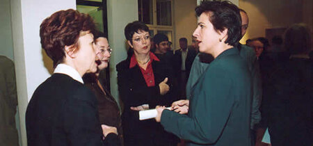 v.l.: Dr. Bärbel Möller, Dr. Martina Weyrauch, Martina Schellhorn, und Minist