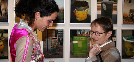 v.l.: Alexandra Martini und Edith Wittich