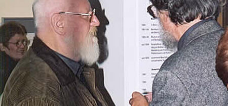 Ronald Paris (Maler) und Harald Kretzschmar (Karikaturist) (v.l.)