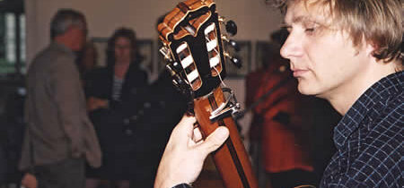 Musikalische Umrahmung: Rainer Rohloff (Gitarre)