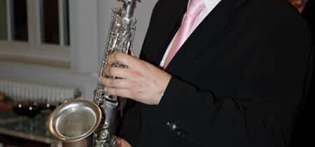 Matthias Wacker am Saxophon