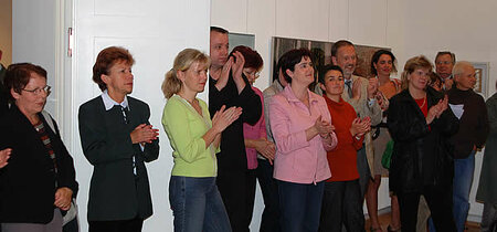 Ausstelllungseröffnung, Foto: Harald Hirsch