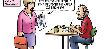 Karikatur von Harm Bengen