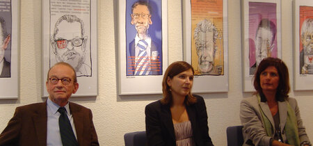 Dr. Hans Otto Bräutigam, Dr. Julia Langbein und Claudine Nierth