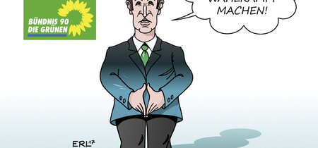 Die Karikatur von Martin Erl